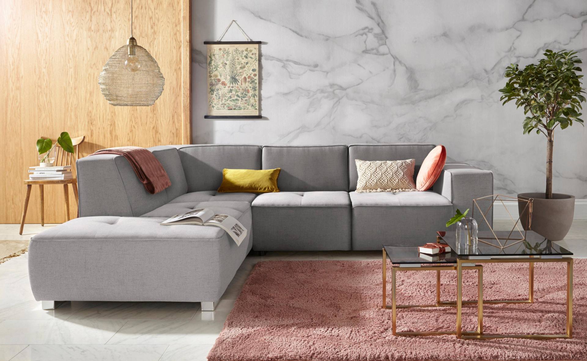 INOSIGN Ecksofa »Sapporo L-Form«, wahlweise Bettfunktion oder Sitztiefenverstellung, Federkern INOSIGN Ecksofa »Sapporo L-Form«, wahlweise Bettfunktion oder Sitztiefenverstellung, Federkern von INOSIGN