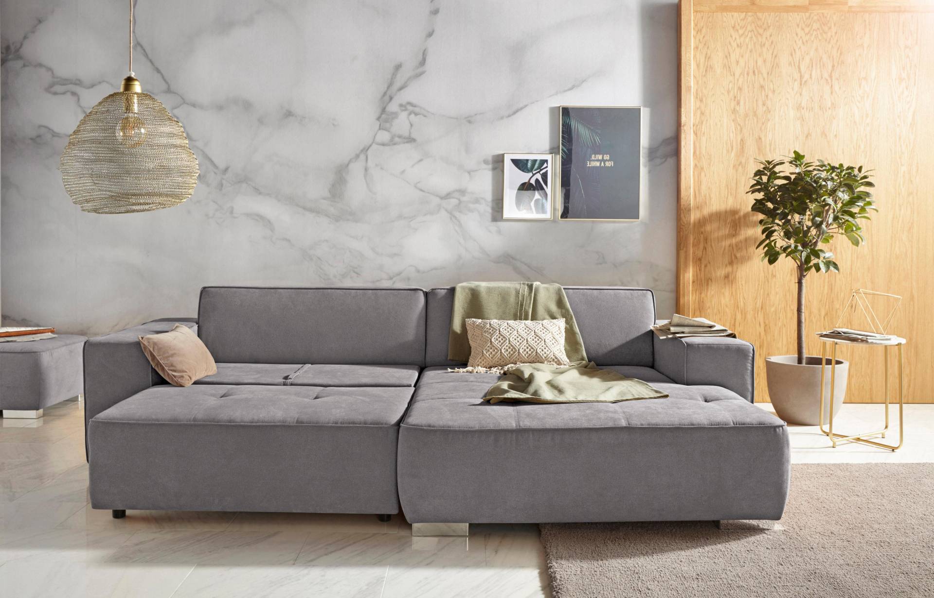 INOSIGN Ecksofa »Sapporo L-Form«, wahlweise Bettfunktion oder Sitztiefenverstellung, Federkern INOSIGN Ecksofa »Sapporo L-Form«, wahlweise Bettfunktion oder Sitztiefenverstellung, Federkern von INOSIGN