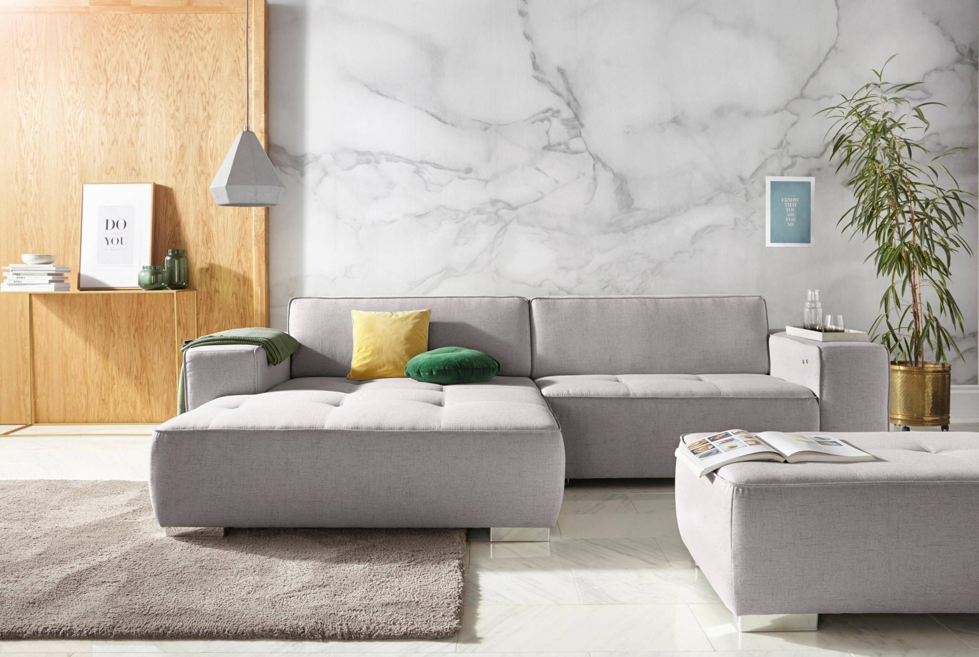 INOSIGN Ecksofa »Sapporo L-Form«, wahlweise Bettfunktion oder Sitztiefenverstellung, Federkern INOSIGN Ecksofa »Sapporo L-Form«, wahlweise Bettfunktion oder Sitztiefenverstellung, Federkern von INOSIGN