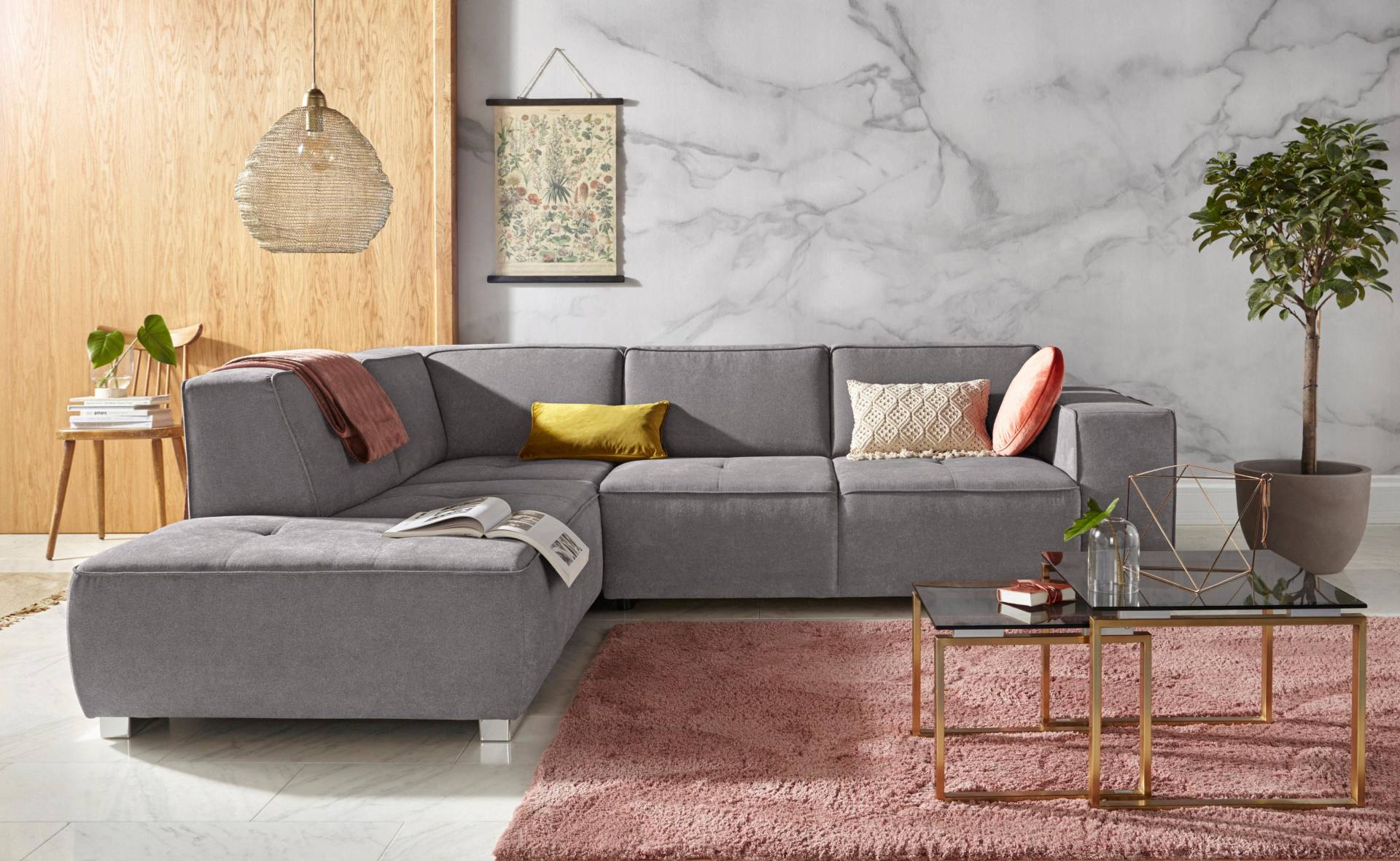 INOSIGN Ecksofa »Sapporo L-Form«, wahlweise Bettfunktion oder Sitztiefenverstellung, Federkern INOSIGN Ecksofa »Sapporo L-Form«, wahlweise Bettfunktion oder Sitztiefenverstellung, Federkern von INOSIGN