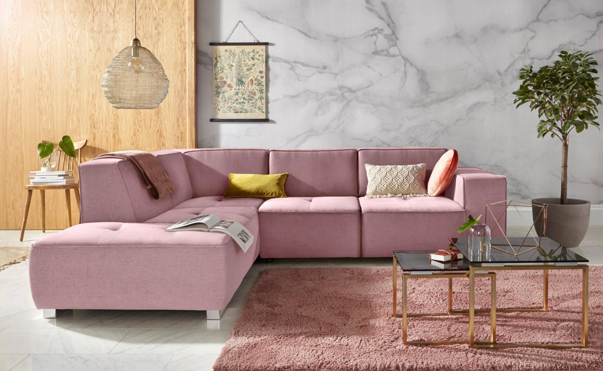 INOSIGN Ecksofa »Sapporo L-Form«, wahlweise Bettfunktion oder Sitztiefenverstellung, Federkern INOSIGN Ecksofa »Sapporo L-Form«, wahlweise Bettfunktion oder Sitztiefenverstellung, Federkern von INOSIGN