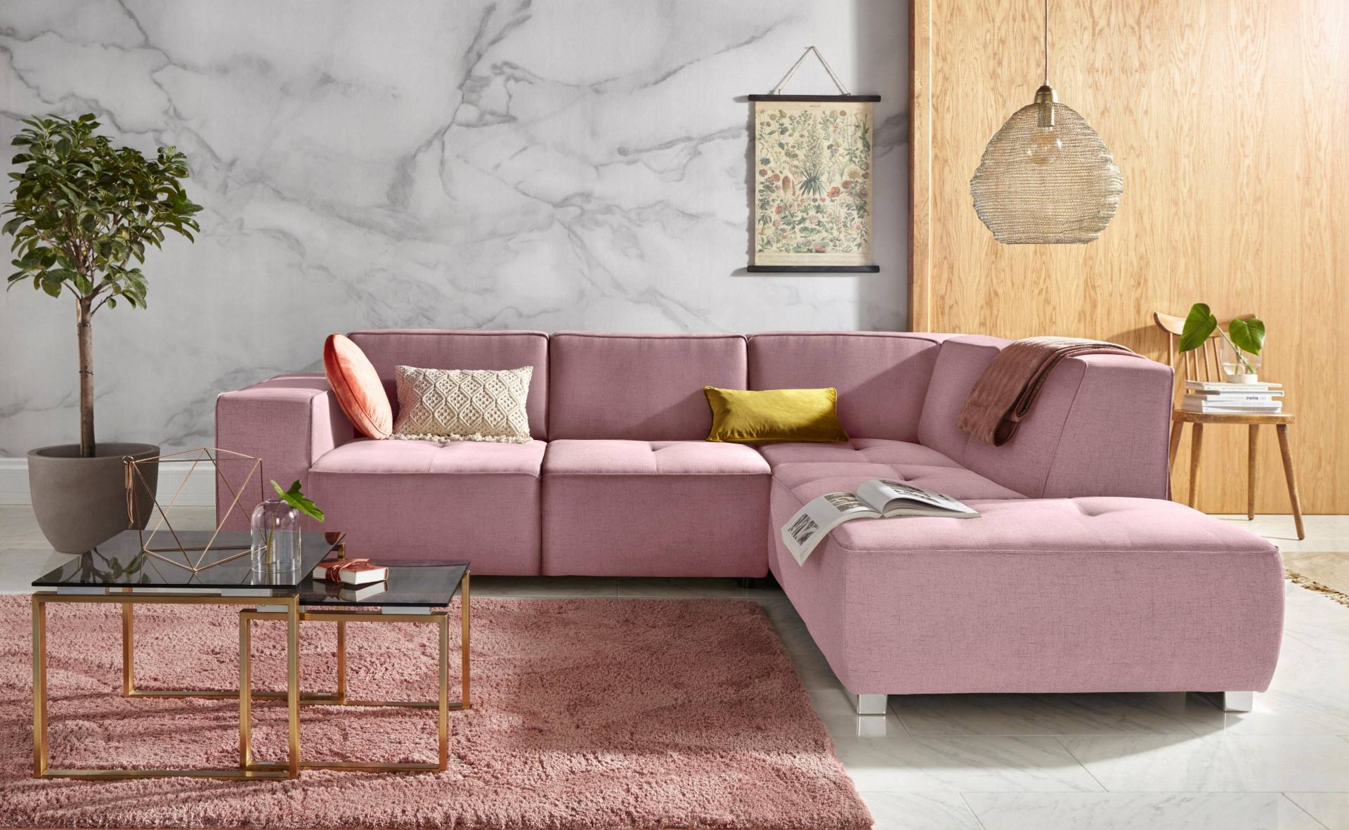 INOSIGN Ecksofa »Sapporo L-Form«, wahlweise Bettfunktion oder Sitztiefenverstellung, Federkern INOSIGN Ecksofa »Sapporo L-Form«, wahlweise Bettfunktion oder Sitztiefenverstellung, Federkern von INOSIGN