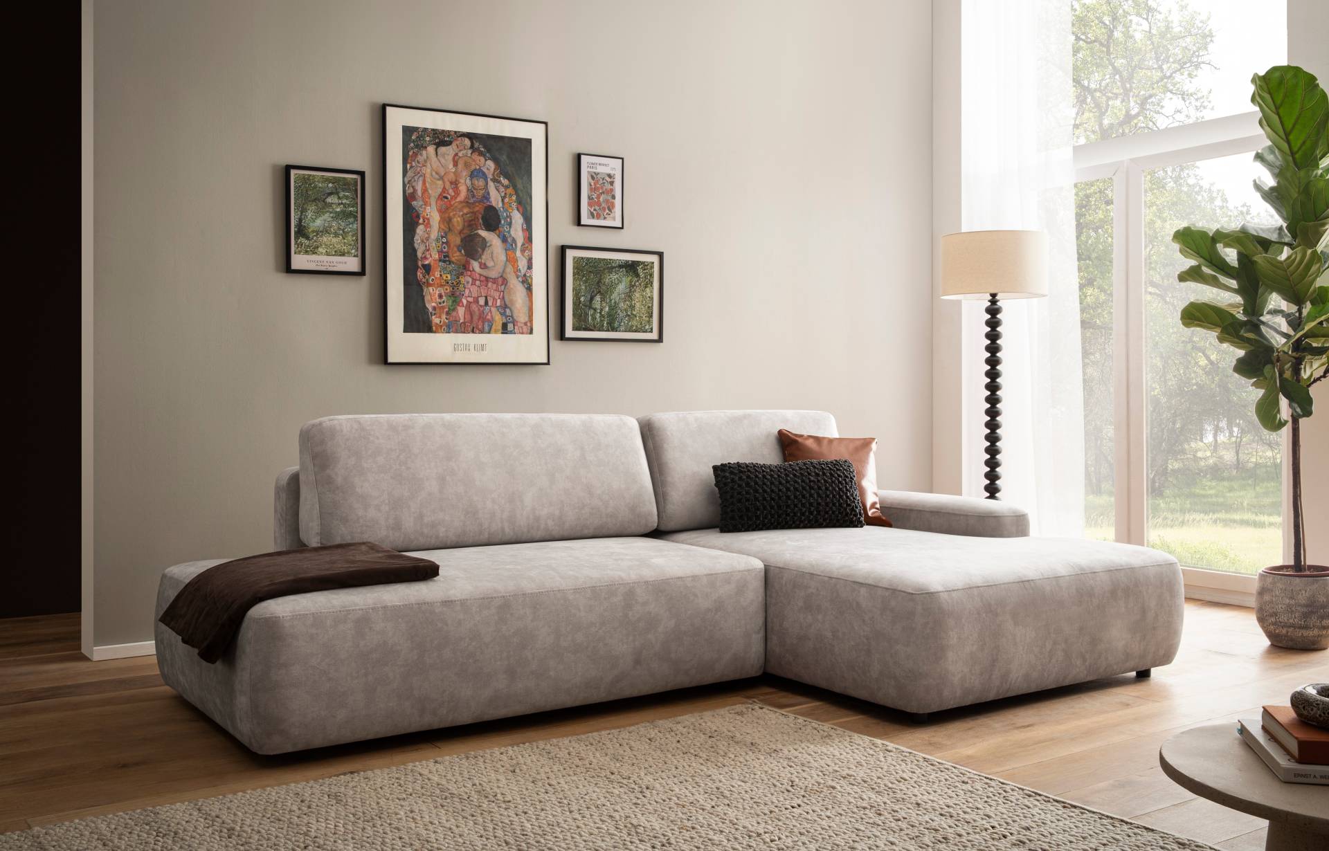 INOSIGN Ecksofa »TORGE, Schlafsofa Cord, Samtvelours u. Strukur fein, Couch in L-Form«, Schlaffunktion und Bettkasten, Liegefläche: 210x125 cm, neues Design INOSIGN Ecksofa »TORGE, Schlafsofa Cord, Samtvelours u. Strukur fein, Couch in L-Form«, Schlaffunktion und Bettkasten, Liegefläche: 210x125 cm, neues Design von INOSIGN