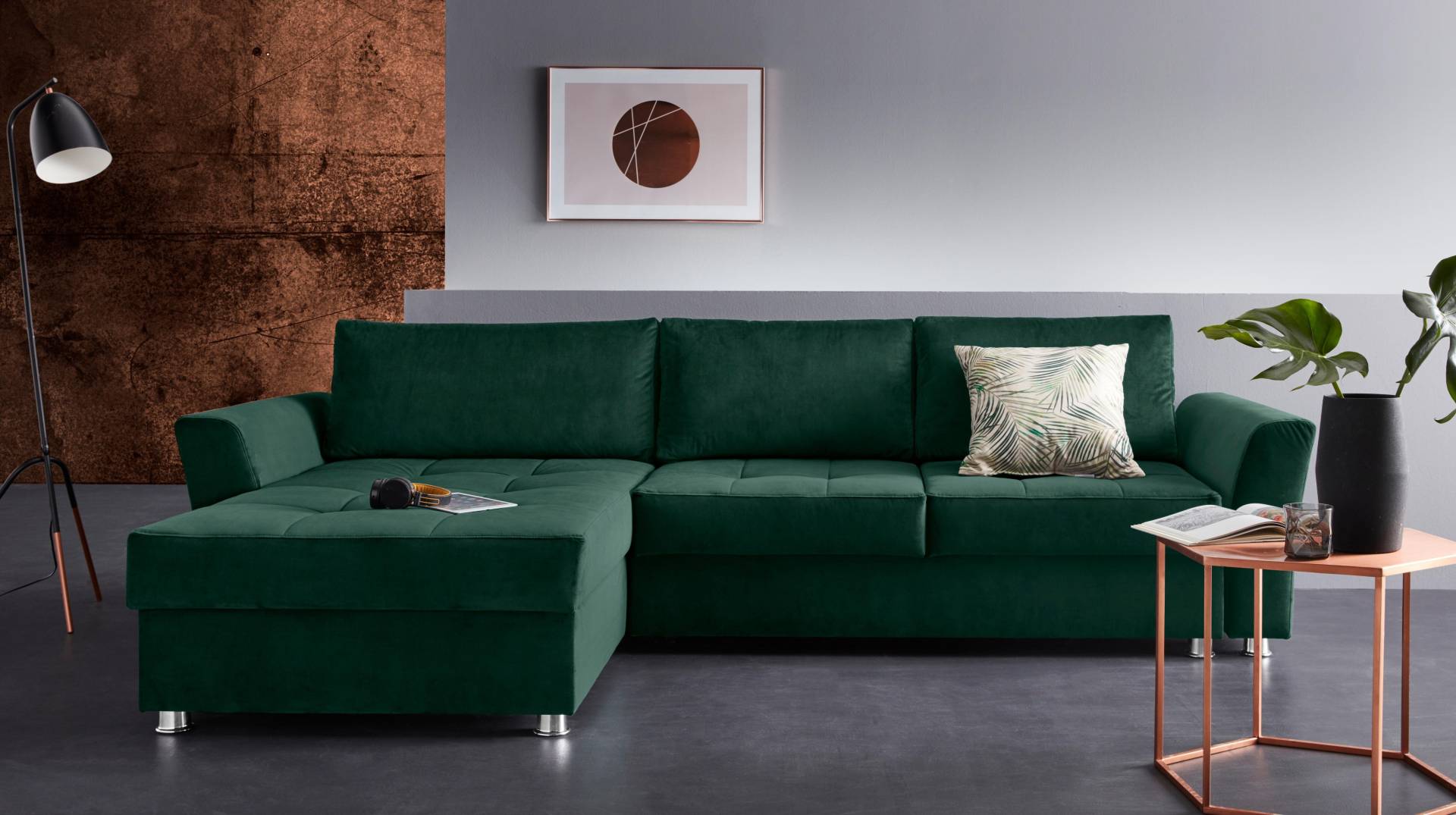 INOSIGN Ecksofa »Torben L-Form«, inkl.Bettfunktion und Bettkasten, Ottomane rechts/links montierbar INOSIGN Ecksofa »Torben L-Form«, inkl.Bettfunktion und Bettkasten, Ottomane rechts/links montierbar von INOSIGN
