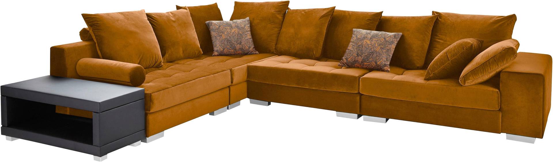 INOSIGN Ecksofa »Vale L-Form«, incl. Couchtisch, Steppung im Sitzbereich, Federkern INOSIGN Ecksofa »Vale L-Form«, incl. Couchtisch, Steppung im Sitzbereich, Federkern von INOSIGN