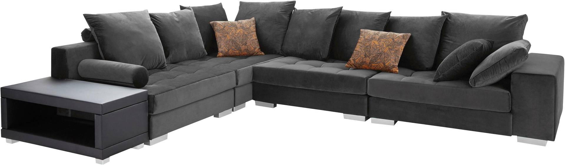 INOSIGN Ecksofa »Vale L-Form«, incl. Couchtisch, Steppung im Sitzbereich, Federkern INOSIGN Ecksofa »Vale L-Form«, incl. Couchtisch, Steppung im Sitzbereich, Federkern von INOSIGN