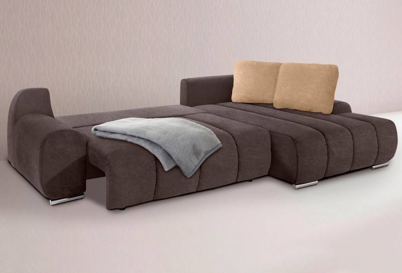 INOSIGN Ecksofa »Bono L-Form«, wahlweise mit Bettfunktion von INOSIGN