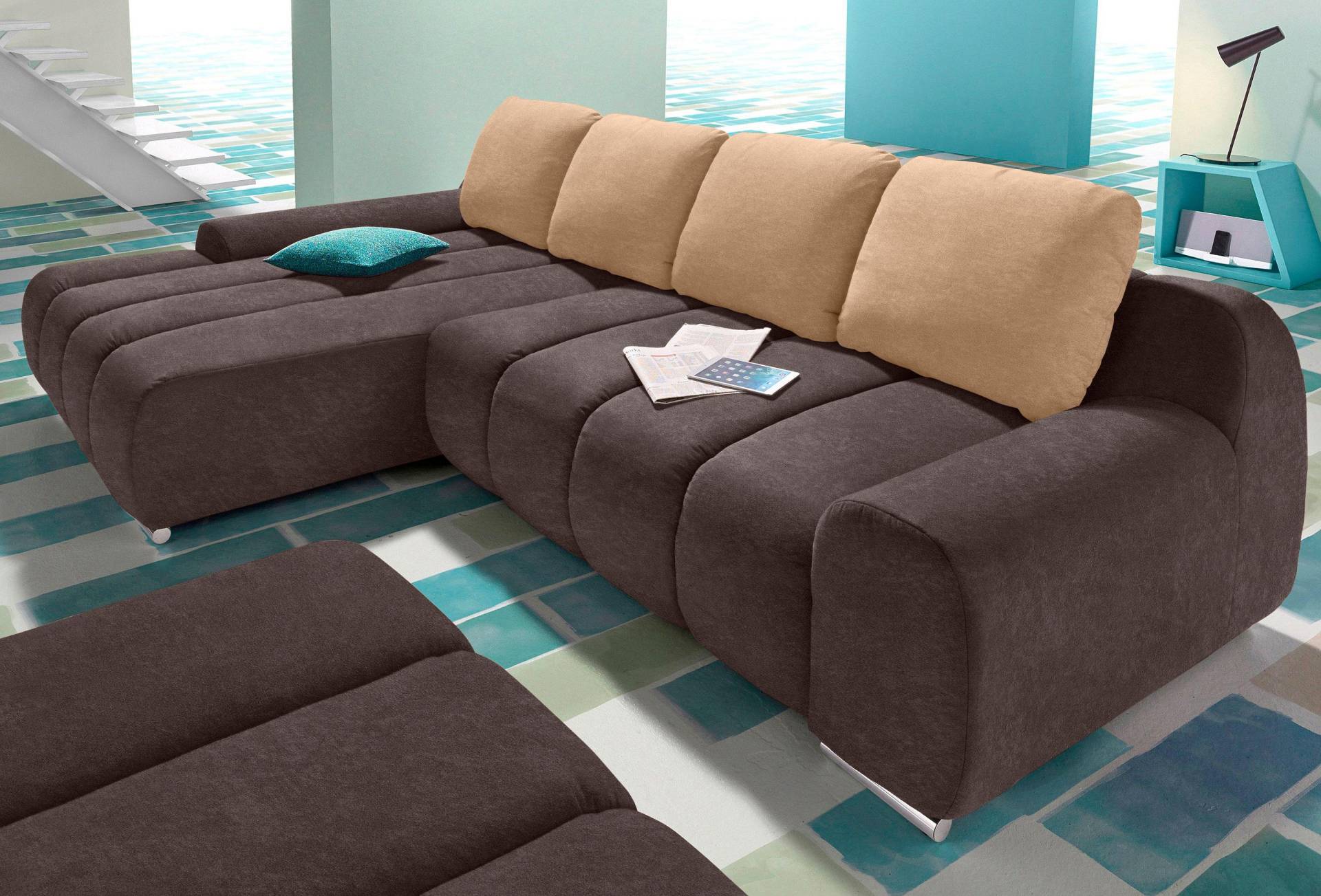 INOSIGN Ecksofa »Bono L-Form«, wahlweise mit Bettfunktion INOSIGN Ecksofa »Bono L-Form«, wahlweise mit Bettfunktion von INOSIGN