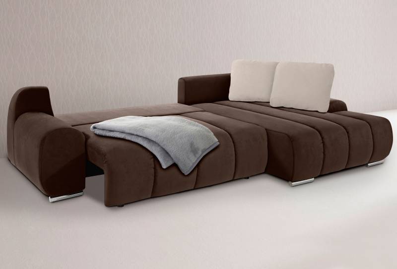 INOSIGN Ecksofa »Bono L-Form«, wahlweise mit Bettfunktion von INOSIGN