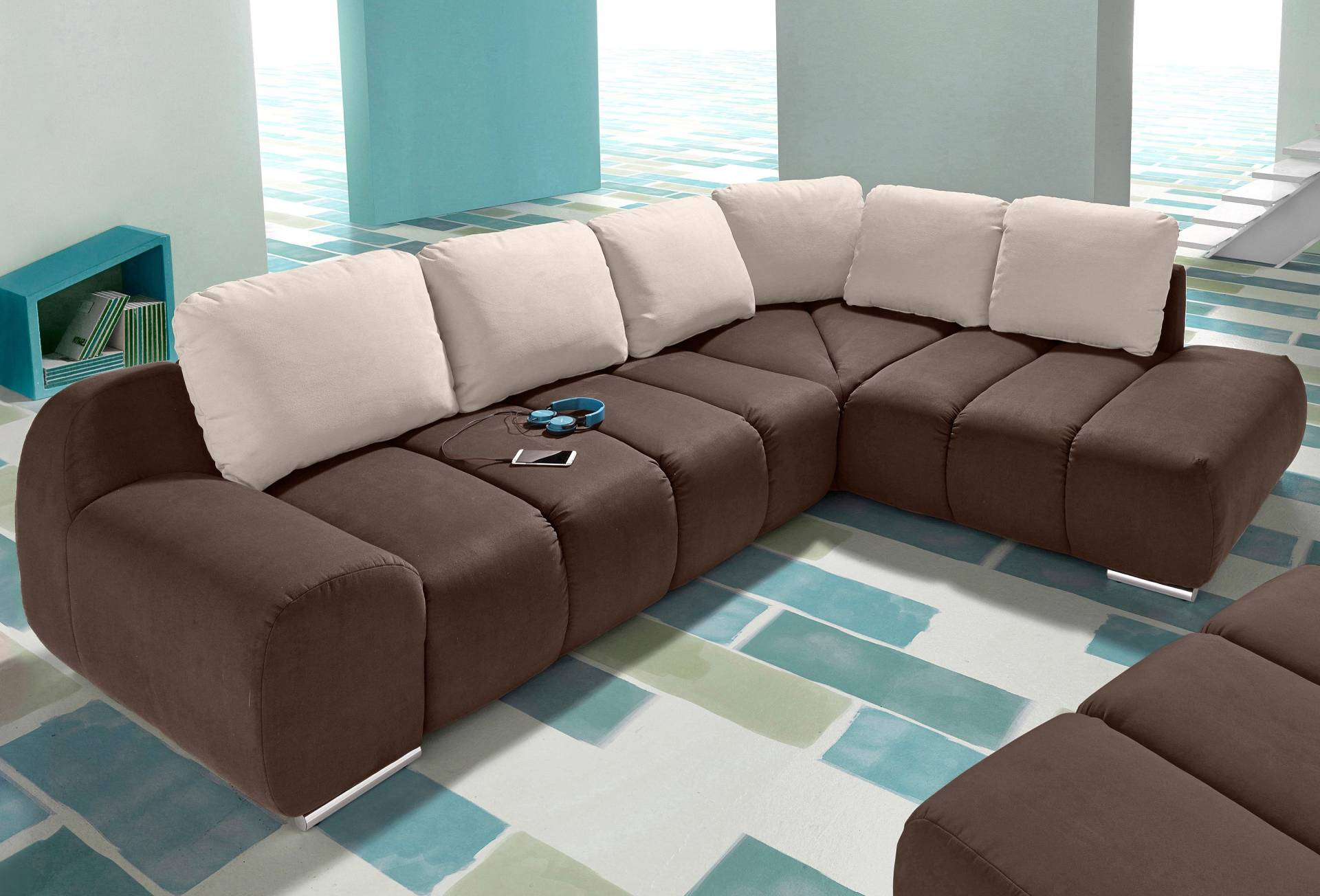 INOSIGN Ecksofa »Bono L-Form«, mit Ottomane, wahlweise mit Bettfunktion INOSIGN Ecksofa »Bono L-Form«, mit Ottomane, wahlweise mit Bettfunktion von INOSIGN