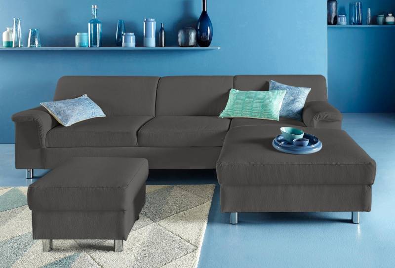 INOSIGN Ecksofa »Jamie, modern und elegant, Fusshöhe 9cm, L-Form,«, wahlweise mit Bettfunktion von INOSIGN