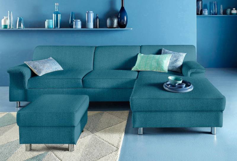 INOSIGN Ecksofa »Jamie, modern und elegant, Fusshöhe 9cm, L-Form,«, wahlweise mit Bettfunktion von INOSIGN