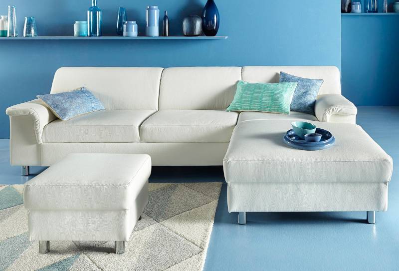 INOSIGN Ecksofa »Jamie, modern und elegant, Fusshöhe 9cm, L-Form,«, wahlweise mit Bettfunktion von INOSIGN
