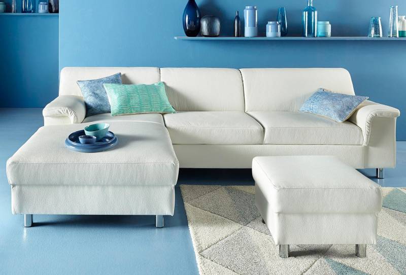 INOSIGN Ecksofa »Jamie, modern und elegant, Fusshöhe 9cm, L-Form,«, wahlweise mit Bettfunktion von INOSIGN