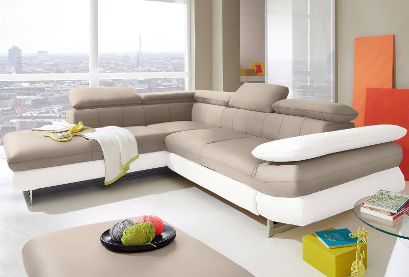 INOSIGN Ecksofa »Solution L-Form«, wahlweise mit Bettfunktion von INOSIGN