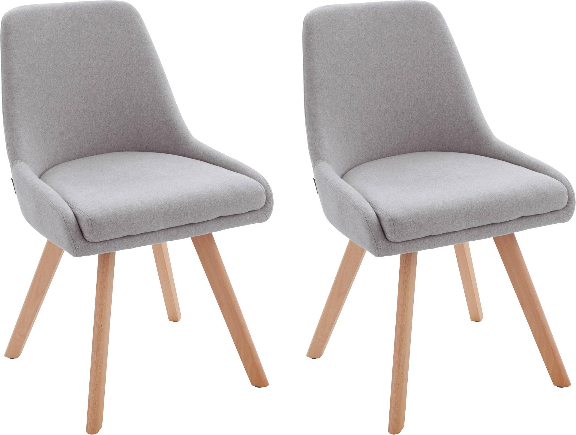 INOSIGN Esszimmerstuhl »Dilla, TOPSELLER!«, (Set), 2 St., Webstoff, im 1er und 2er Set, Webstoff Bezug, Sitzhöhe 48 cm, Küchenstuhl von INOSIGN