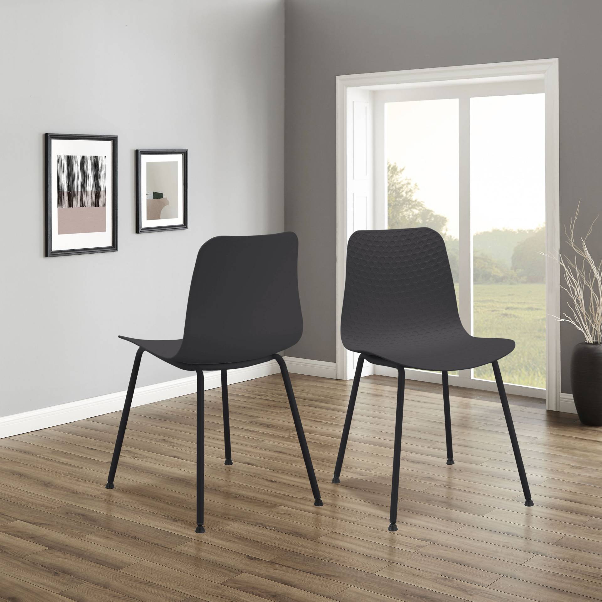 INOSIGN Esszimmerstuhl »Esrange«, 2 St., im 2er Set erhältlich, mit Sitzschale aus Kunststoff, Sitzhöhe 45 cm INOSIGN Esszimmerstuhl »Esrange«, 2 St., im 2er Set erhältlich, mit Sitzschale aus Kunststoff, Sitzhöhe 45 cm von INOSIGN