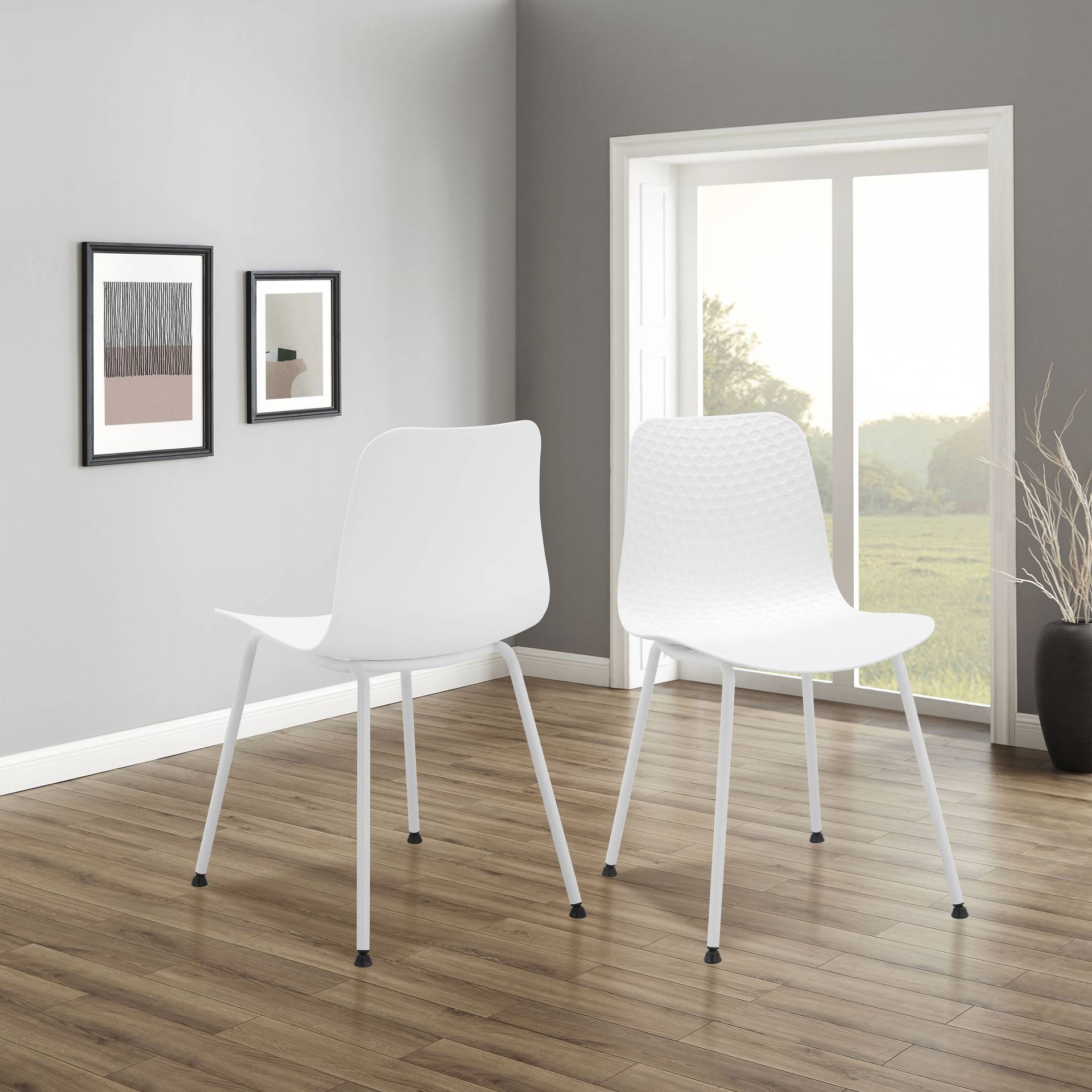 INOSIGN Esszimmerstuhl »Esrange«, 2 St., im 2er Set erhältlich, mit Sitzschale aus Kunststoff, Sitzhöhe 45 cm INOSIGN Esszimmerstuhl »Esrange«, 2 St., im 2er Set erhältlich, mit Sitzschale aus Kunststoff, Sitzhöhe 45 cm von INOSIGN