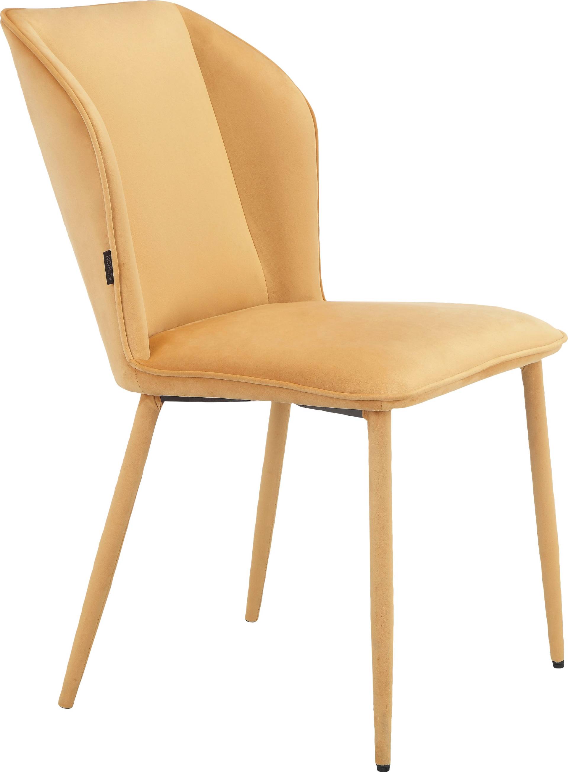 INOSIGN Esszimmerstuhl »Koa«, 2 St., Veloursstoff, in Velourstoff, mit Sitz und Rücken gepolstert, Sitzhöhe 49 cm von INOSIGN