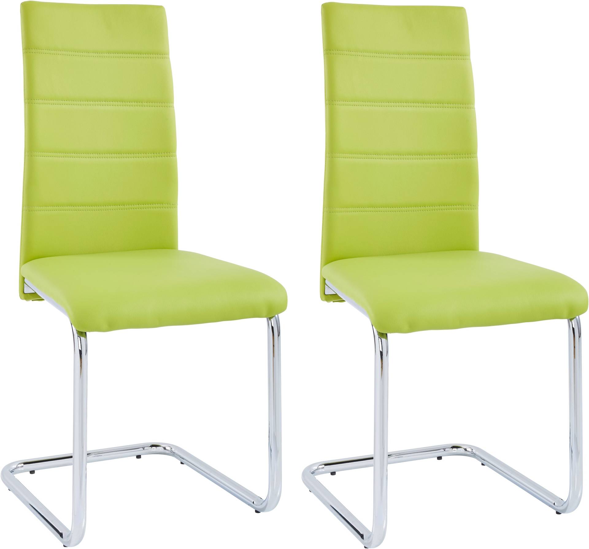 INOSIGN Freischwinger »Adora«, (Set), 2 St., Kunstleder, (2 oder 4 Stück) Bezug in Kunstleder, verchromtes Metallgestell von INOSIGN