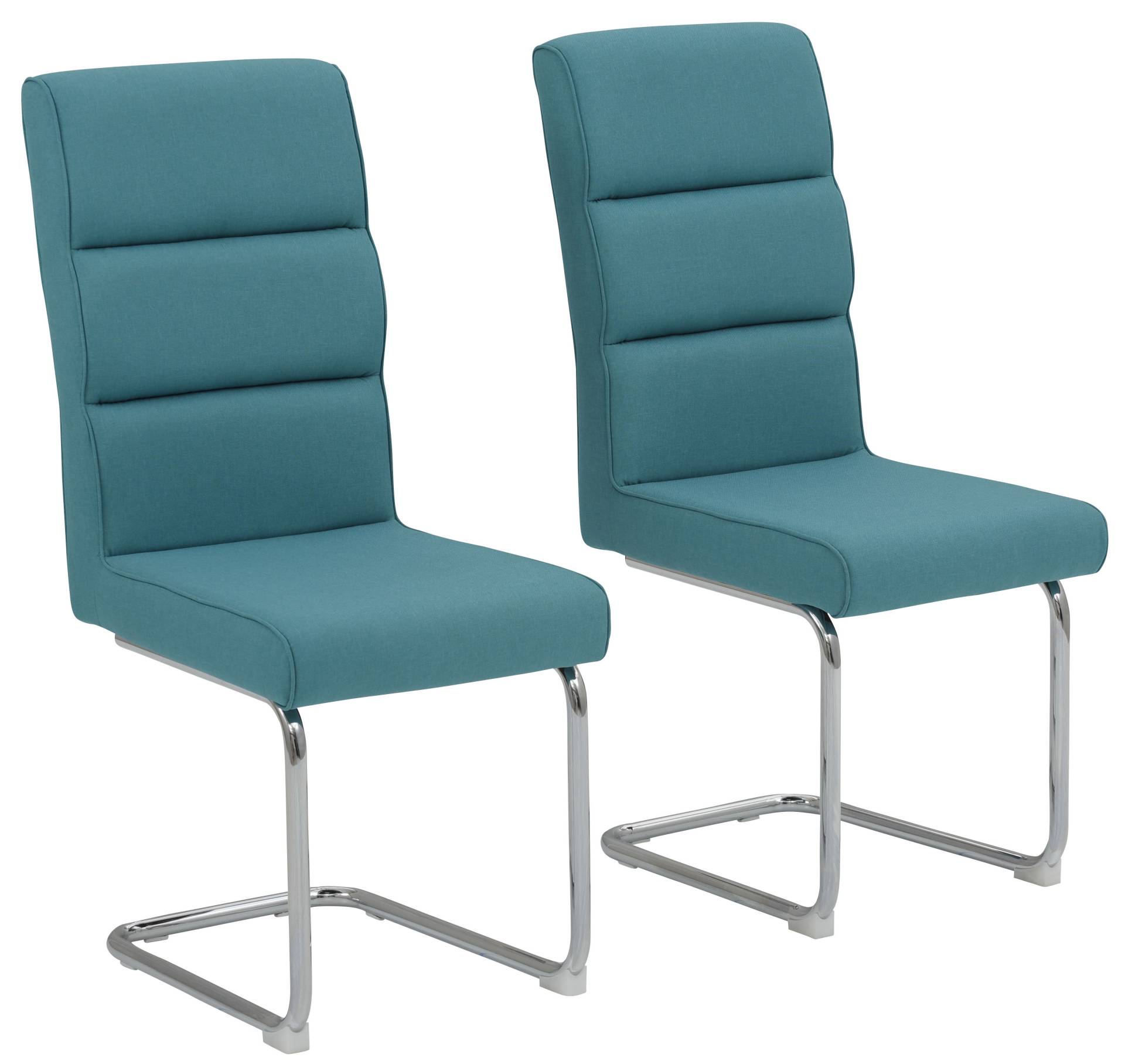 INOSIGN Freischwinger »Lano«, Webstoff, im 2er Set, Sitz gepolstert, Gestell aus Metall, Sitzhöhe 50 cm INOSIGN Freischwinger »Lano«, Webstoff, im 2er Set, Sitz gepolstert, Gestell aus Metall, Sitzhöhe 50 cm von INOSIGN