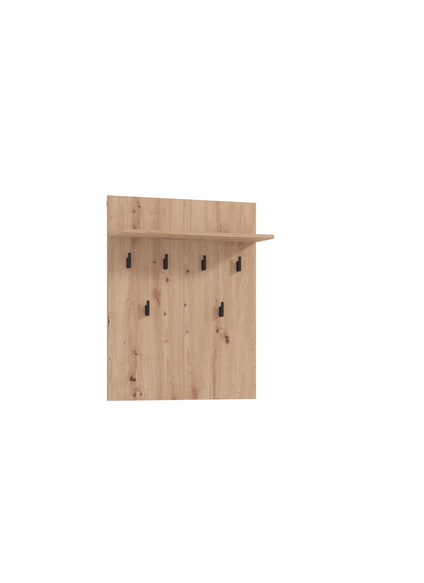 INOSIGN Garderobenpaneel »Landes, Wandregal mit Haken, Wandgarderobe, Aufhänger«, mit Regal, Höhe 83 cm, in Artisan Eiche von INOSIGN