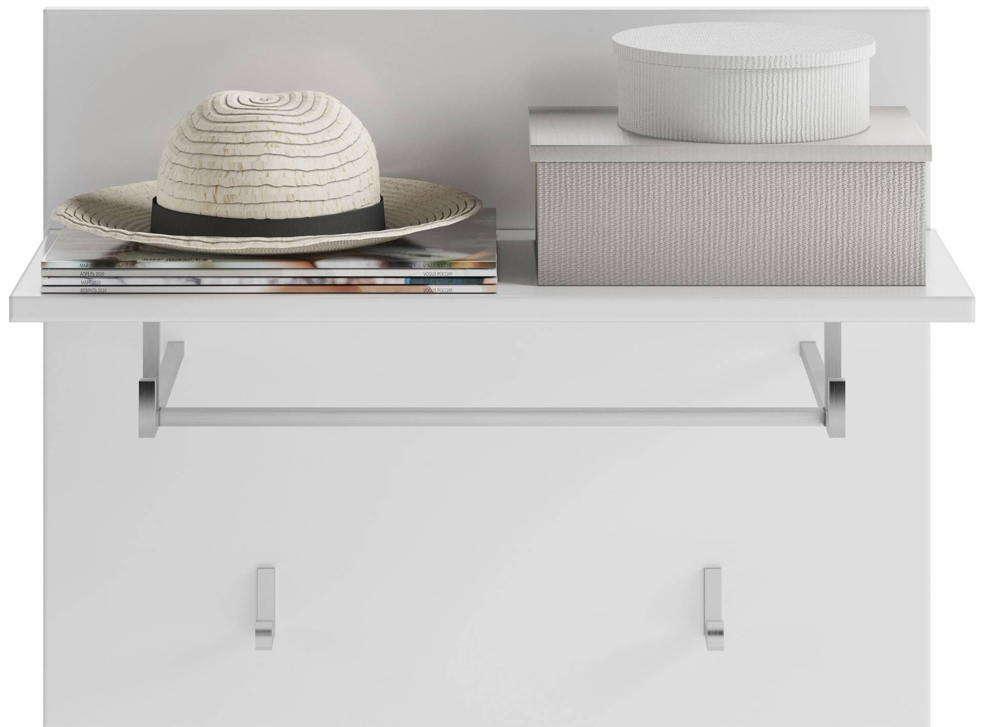 INOSIGN Garderobenpaneel »Malmö, Breite 60 cm, 2 Haken, 1 Kleiderstange, 1 Ablageboden«, Wandpaneel, Paneel, Wandhaken, Wandboard INOSIGN Garderobenpaneel »Malmö, Breite 60 cm, 2 Haken, 1 Kleiderstange, 1 Ablageboden«, Wandpaneel, Paneel, Wandhaken, Wandboard von INOSIGN