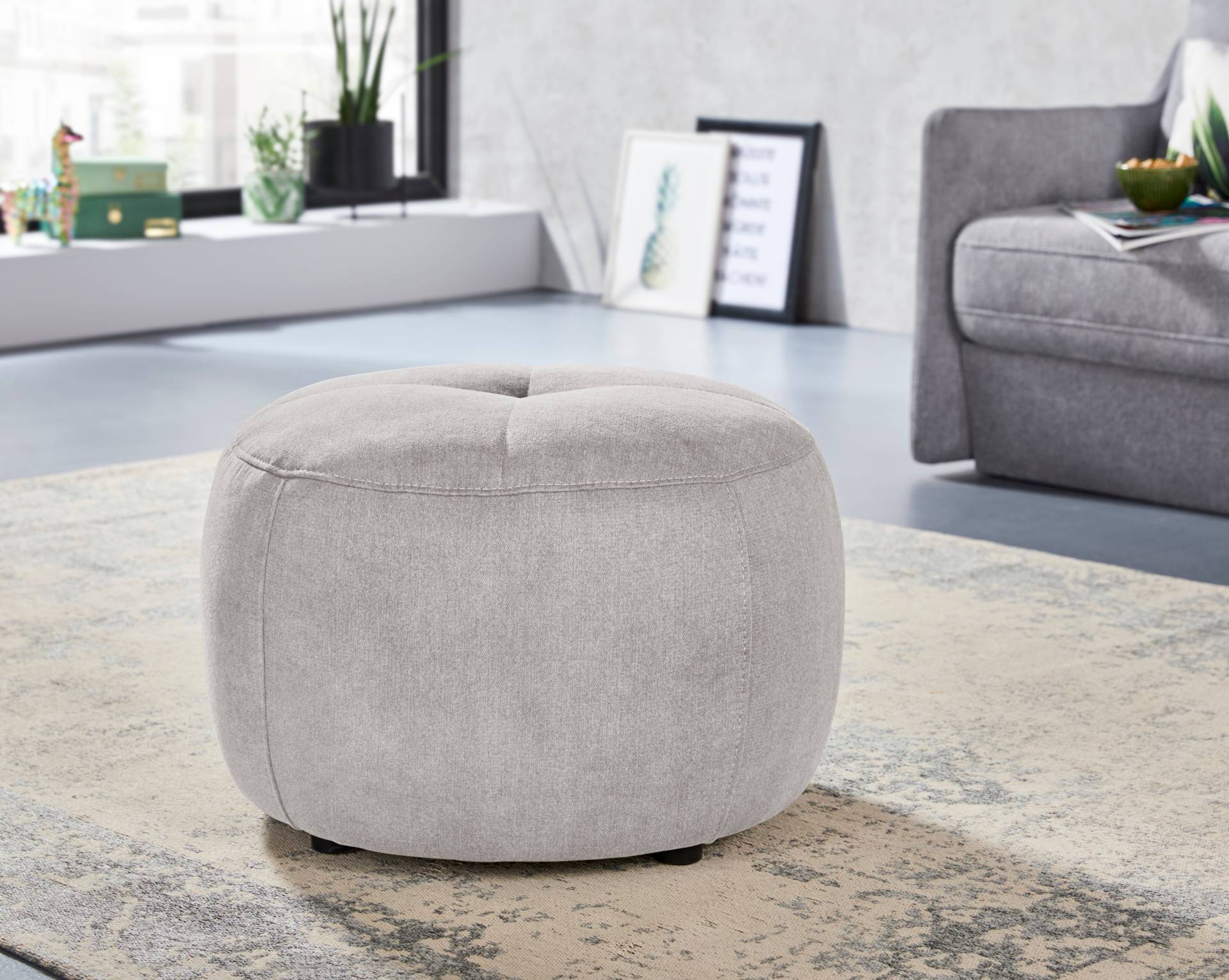 INOSIGN Hocker »Lounis«, (Hockerprogramm V), Rundhocker in 2 Grössen, "Soft clean" für leichte Reinigung mit Wasser von INOSIGN