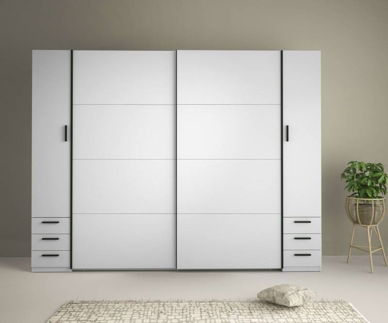INOSIGN Kleiderschrank »Antioch, FSC-zertifiziert, mit Dreh-UND Schiebetüren«, (B/T/H 270/61,4/207cm, inklusive Einlegeböden und Kleiderstangen), mit oder ohne Spiegel und Schubladen - YOUR Choice von INOSIGN