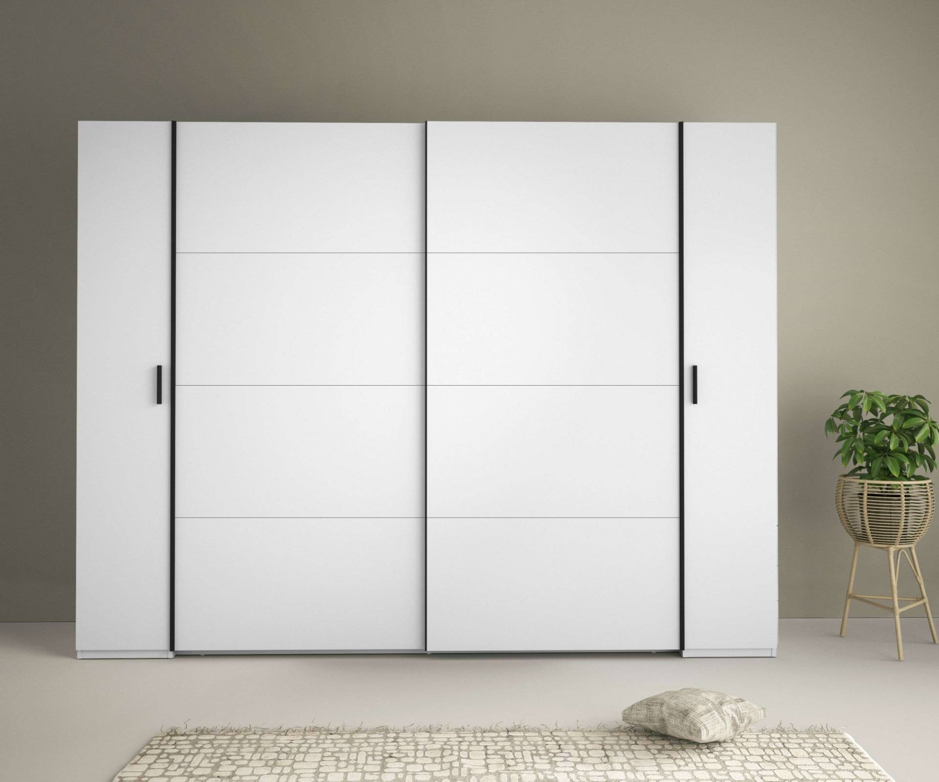 INOSIGN Kleiderschrank »Antioch, FSC-zertifiziert, mit Dreh-UND Schiebetüren«, (B/T/H 270/61,4/207cm, inklusive Einlegeböden und Kleiderstangen), mit oder ohne Spiegel und Schubladen - YOUR Choice von INOSIGN