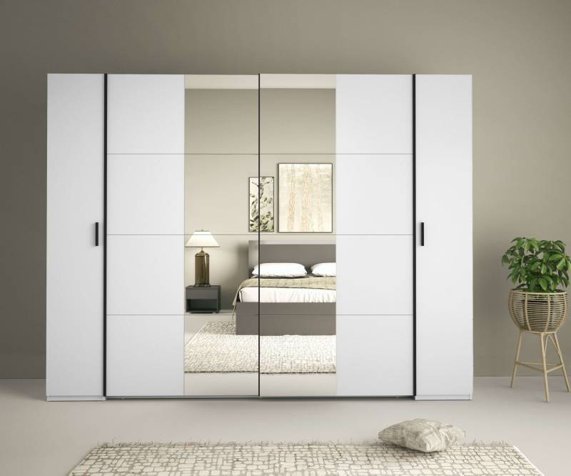 INOSIGN Kleiderschrank »Antioch, FSC-zertifiziert, mit Dreh-UND Schiebetüren«, (B/T/H 270/61,4/207cm, inklusive Einlegeböden und Kleiderstangen), mit oder ohne Spiegel und Schubladen - YOUR Choice von INOSIGN