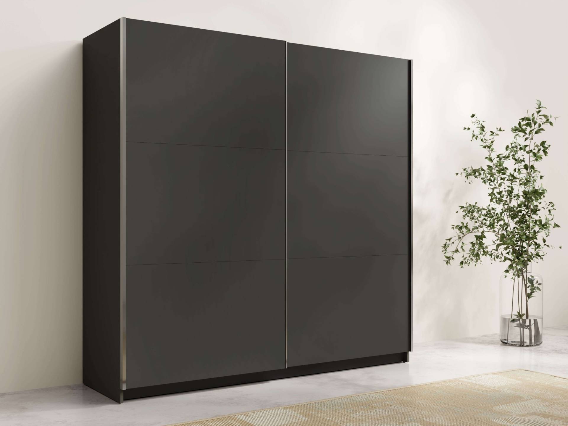INOSIGN Kleiderschrank »Kleiderschrank Fresno mit 5 Einlegeböden und Kleiderstange«, Garderobe mit 2 Schwebetüren, B/H/T 150/207/62 cm INOSIGN Kleiderschrank »Kleiderschrank Fresno mit 5 Einlegeböden und Kleiderstange«, Garderobe mit 2 Schwebetüren, B/H/T 150/207/62 cm von INOSIGN