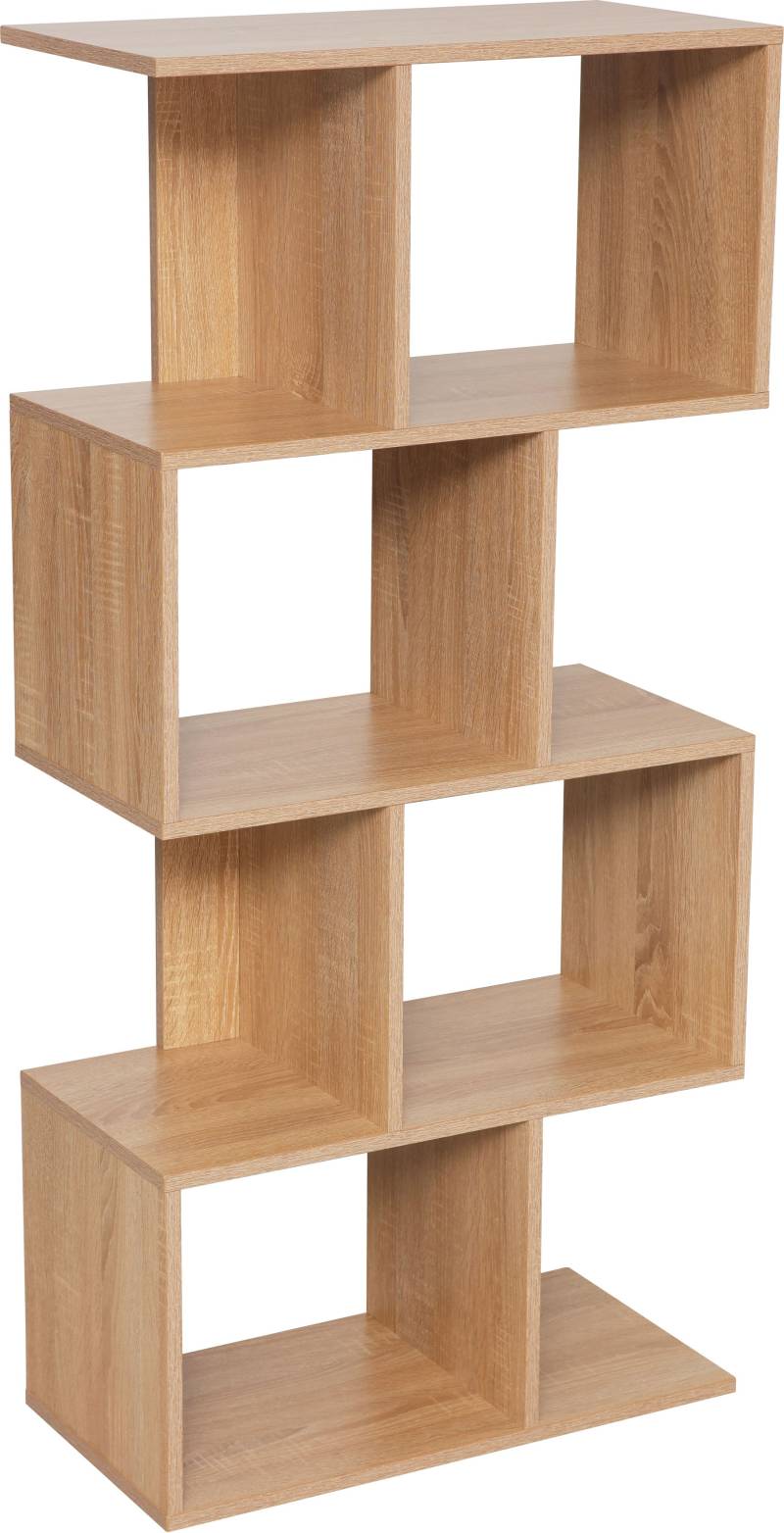 INOSIGN Mehrzweckregal »CROVIE, Bücherregal«, 4 Würfelfächer & Ablageflächen, 60x128 cm, FSC®-zertifiziert von INOSIGN
