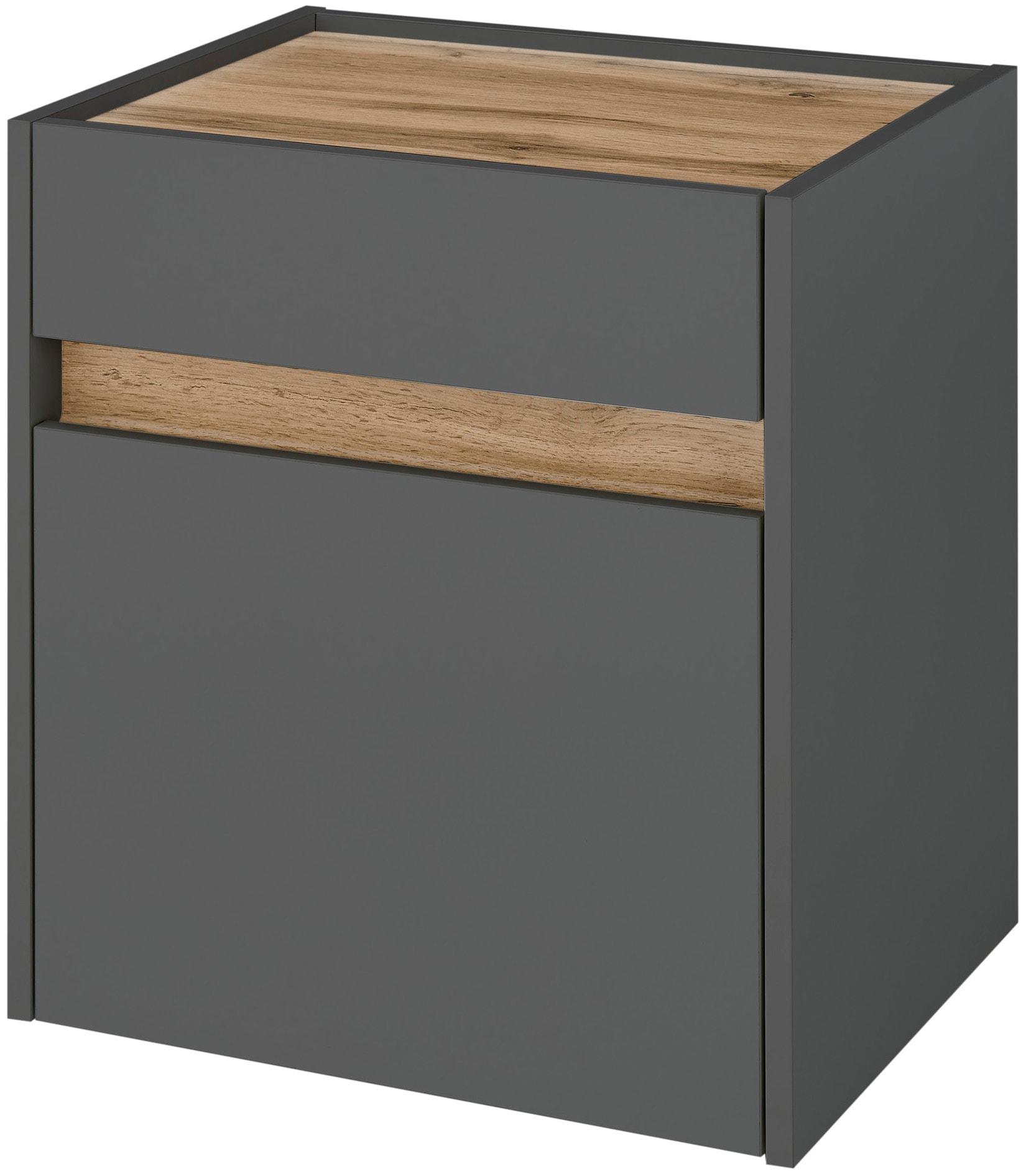 INOSIGN Nachtkommode »CiTY/GiRON, Nachttisch, Nachtschrank, Bestellschrank, Nachtkonsole«, in zwei Farben erhältlich, Stauraumfach und Schublade von INOSIGN