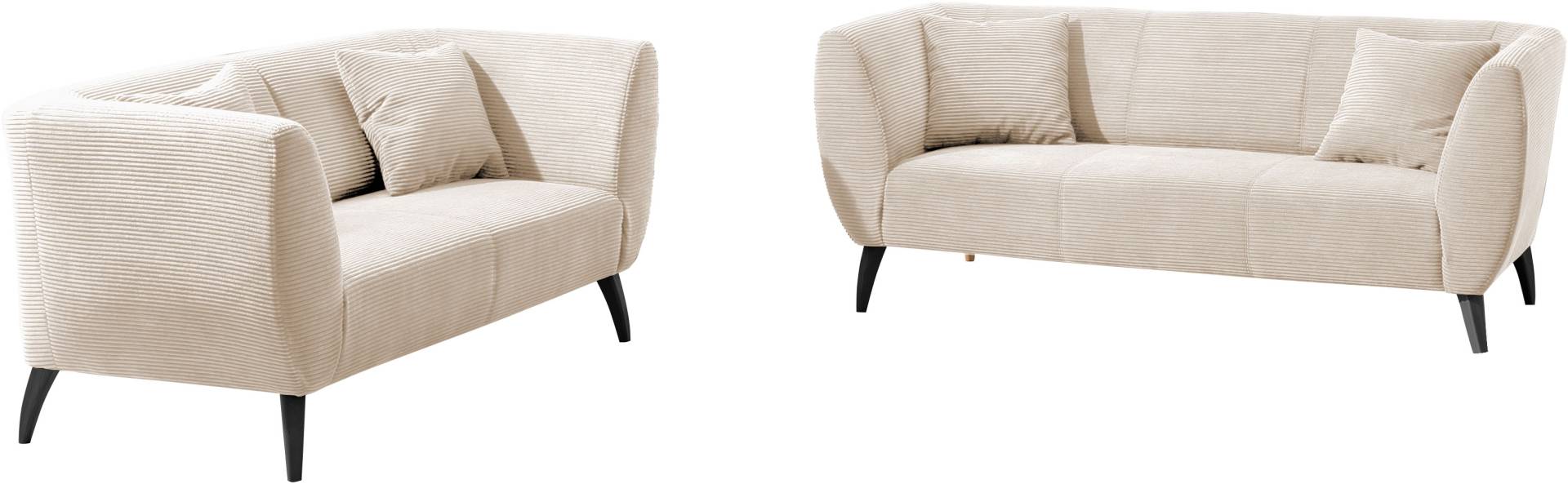 INOSIGN Polstergarnitur »Colori«, (Set, 2 tlg., 3-Sitzer und 2-Sitzer), auch als Loveseat erhältlich von INOSIGN