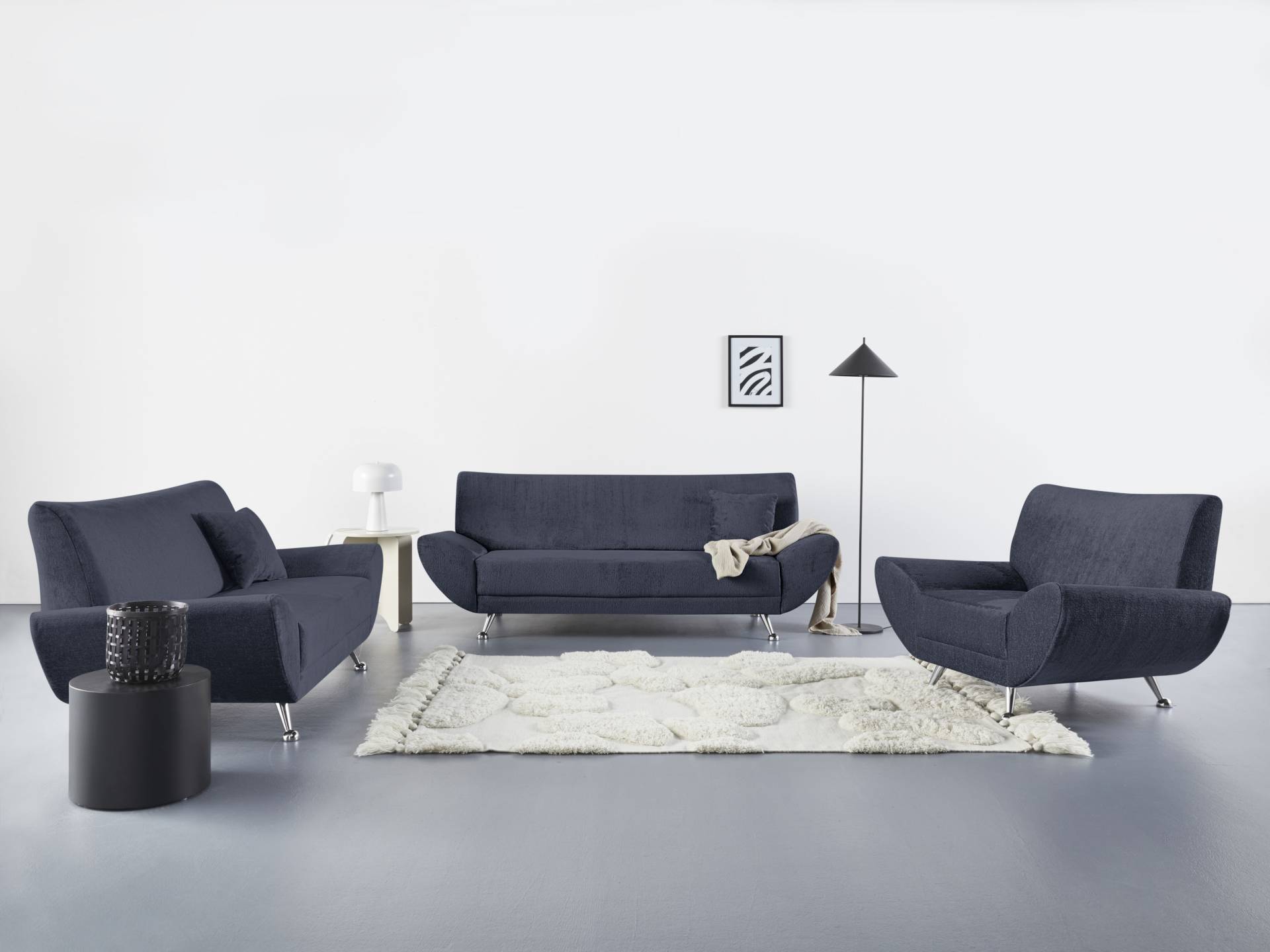INOSIGN Polstergarnitur »Saltare elegant und komfortabel, toller Fuss als Designelement«, (3 tlg.) von INOSIGN