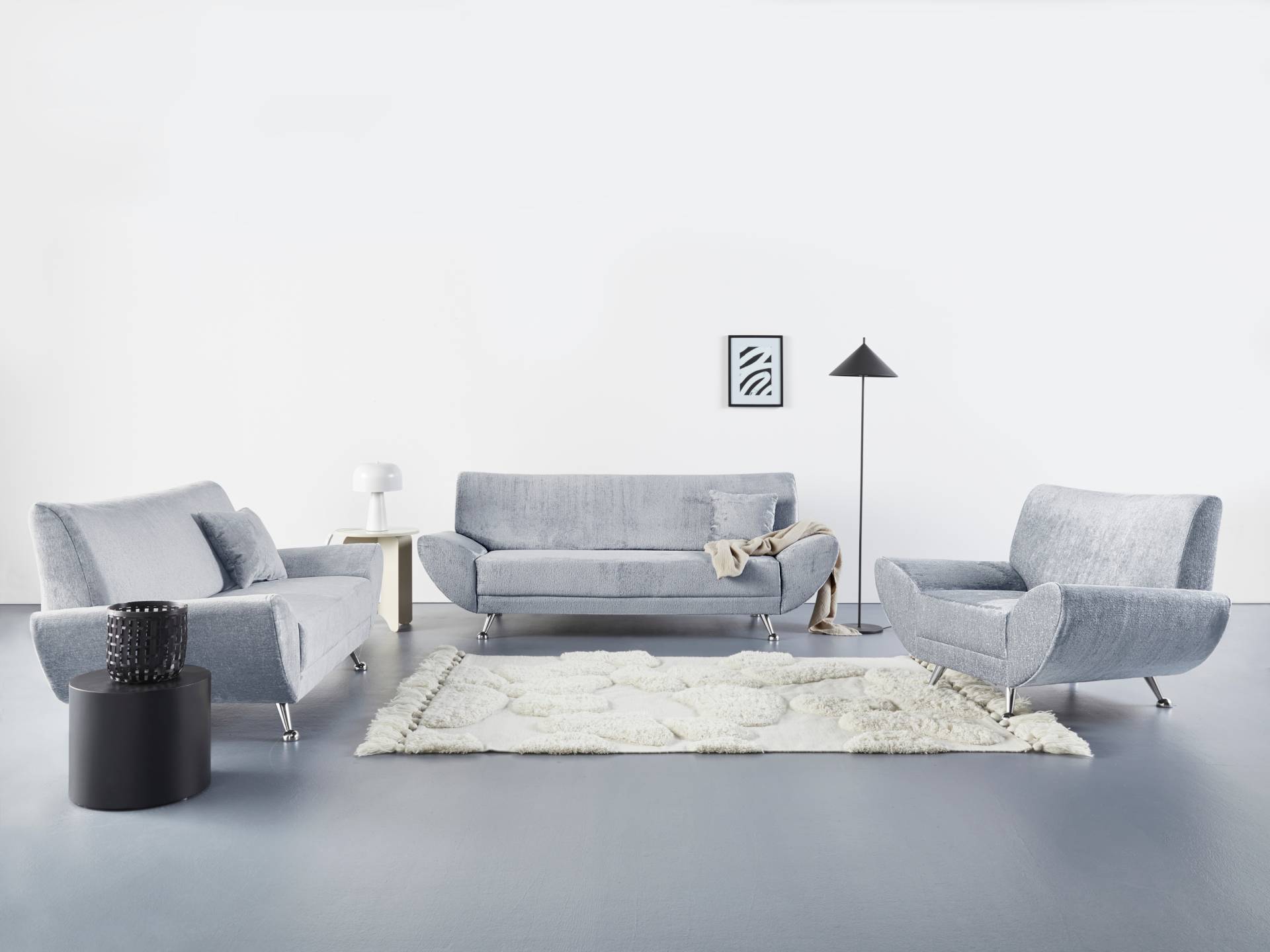 INOSIGN Polstergarnitur »Saltare elegant und komfortabel, toller Fuss als Designelement«, (3 tlg.) von INOSIGN