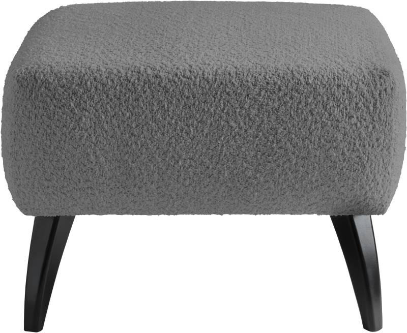 INOSIGN Polsterhocker »Colori«, Holzfussfarbe wählbar, verschiedene Stoffe, hochwertige Stoffqualität von INOSIGN