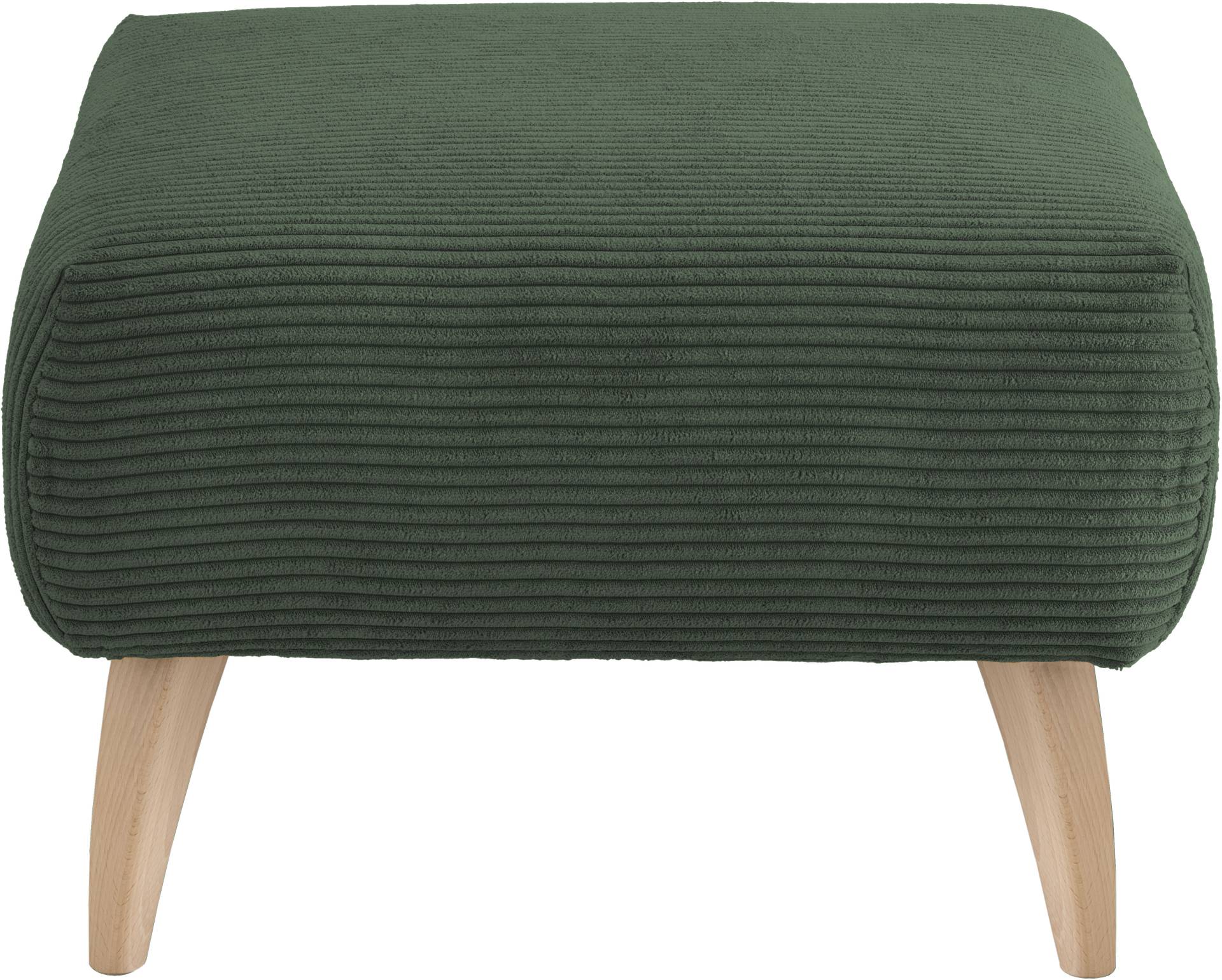 INOSIGN Polsterhocker »Colori«, Holzfussfarbe wählbar, verschiedene Stoffe, hochwertige Stoffqualität von INOSIGN