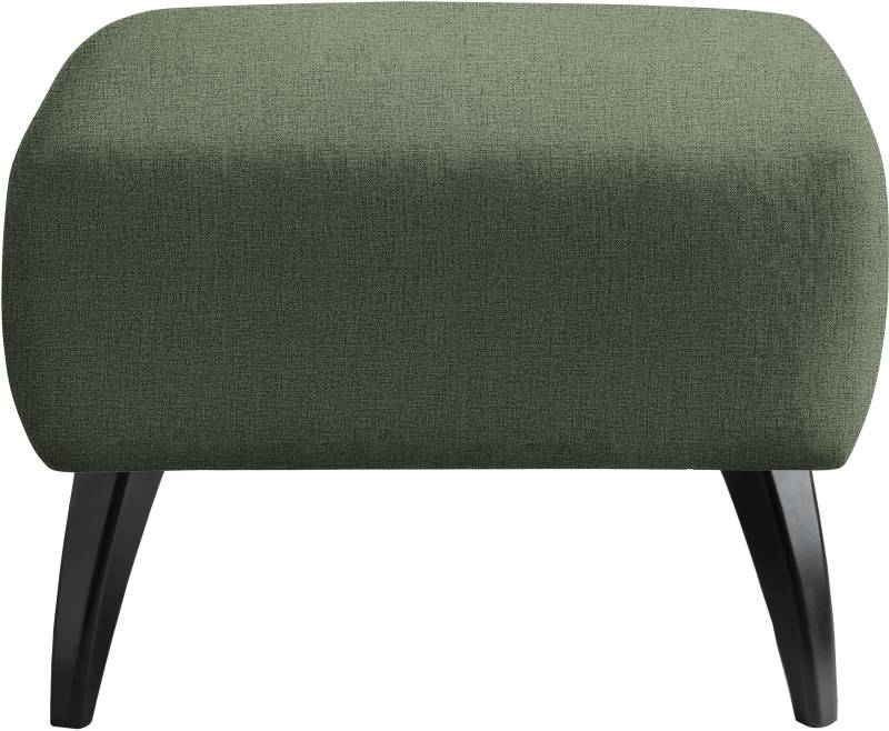 INOSIGN Polsterhocker »Colori«, Holzfussfarbe wählbar, verschiedene Stoffe, hochwertige Stoffqualität von INOSIGN