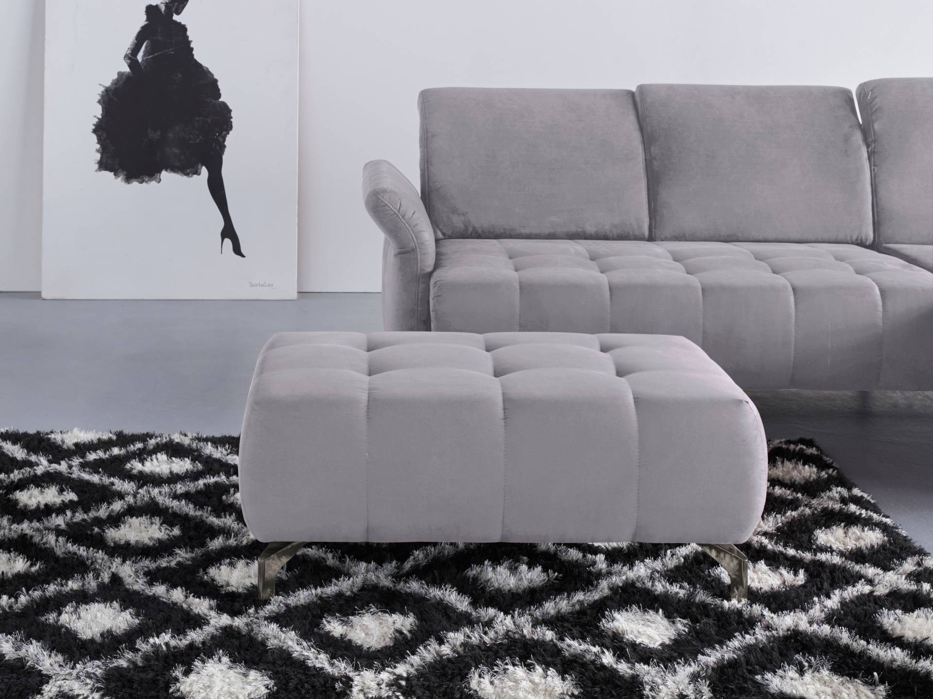 INOSIGN Polsterhocker »Fresh«, passend zum Ecksofa "Fresh", auch in Bezug Olympia EASY CLEAN von INOSIGN