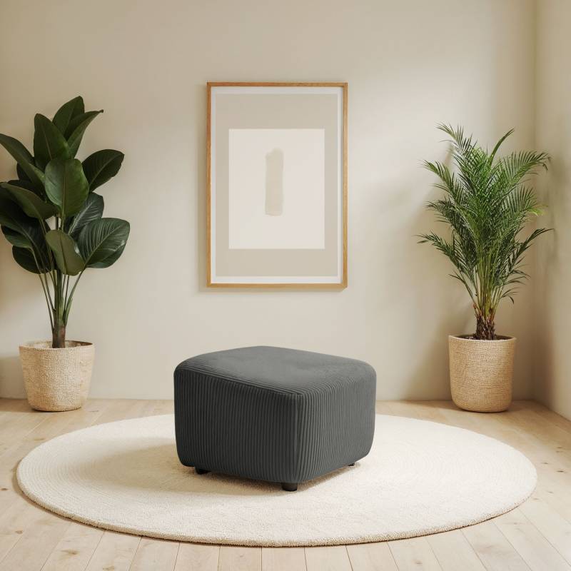 INOSIGN Polsterhocker »HETTY, passender Hocker zum Drehsessel HETTY, 56 x 60 x 40 cm,«, (1 St.), mit schrägem Sitz von INOSIGN