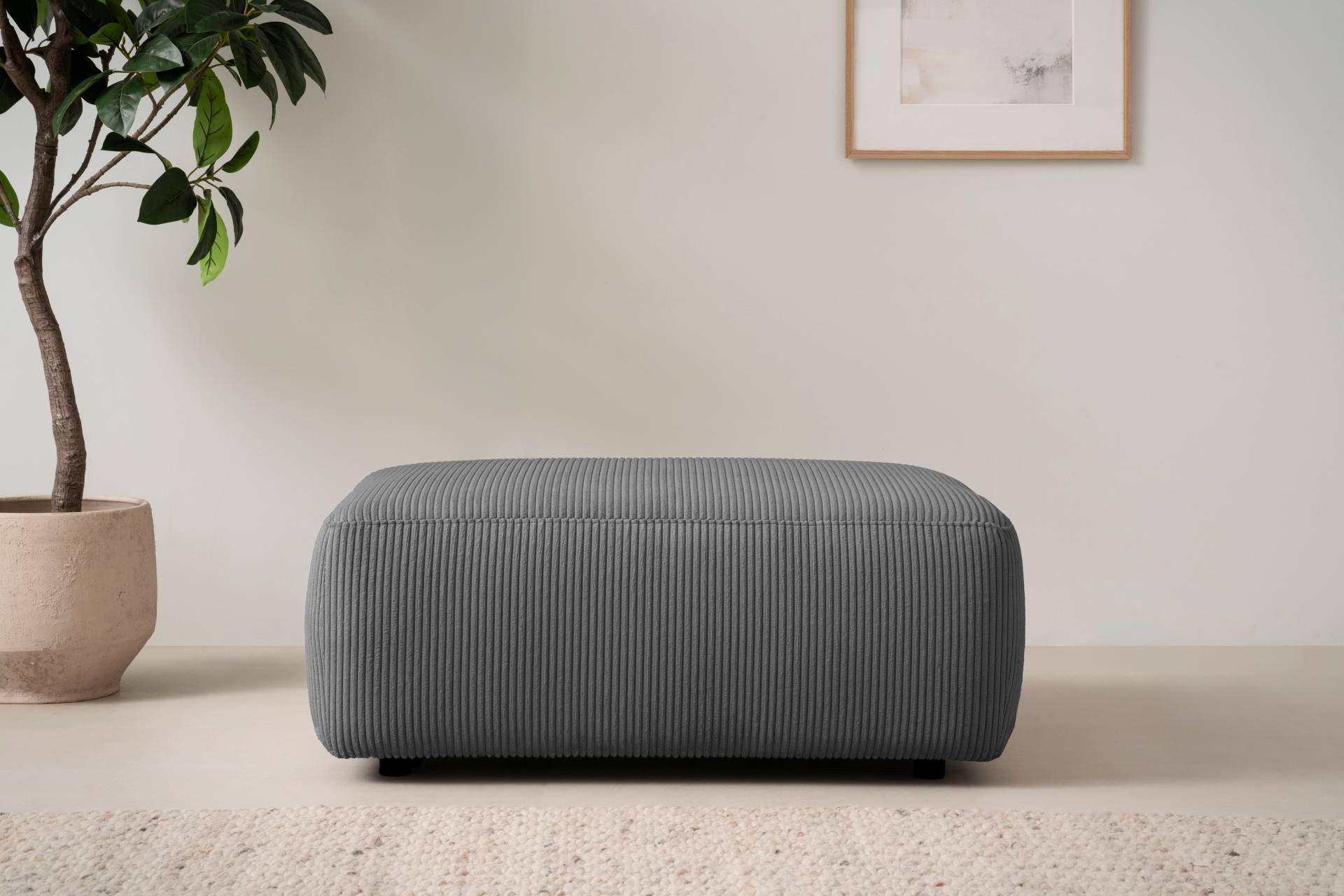 INOSIGN Polsterhocker »Torge, Hocker in Cord, Samtvelours oder Struktur«, passend zur Serie Torge, rechteckig, bequemer Sitzkomfort INOSIGN Polsterhocker »Torge, Hocker in Cord, Samtvelours oder Struktur«, passend zur Serie Torge, rechteckig, bequemer Sitzkomfort von INOSIGN