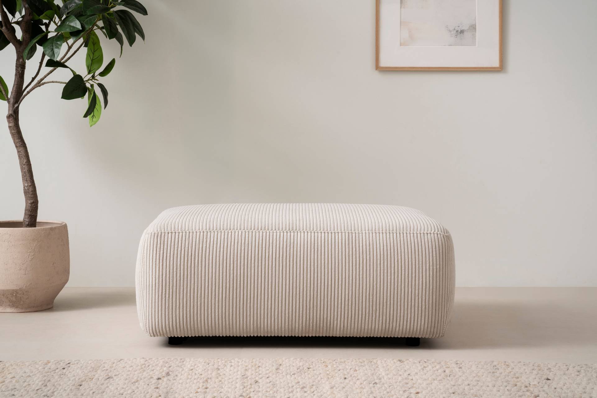 INOSIGN Polsterhocker »Torge, Hocker in Cord, Samtvelours oder Struktur«, passend zur Serie Torge, rechteckig, bequemer Sitzkomfort INOSIGN Polsterhocker »Torge, Hocker in Cord, Samtvelours oder Struktur«, passend zur Serie Torge, rechteckig, bequemer Sitzkomfort von INOSIGN