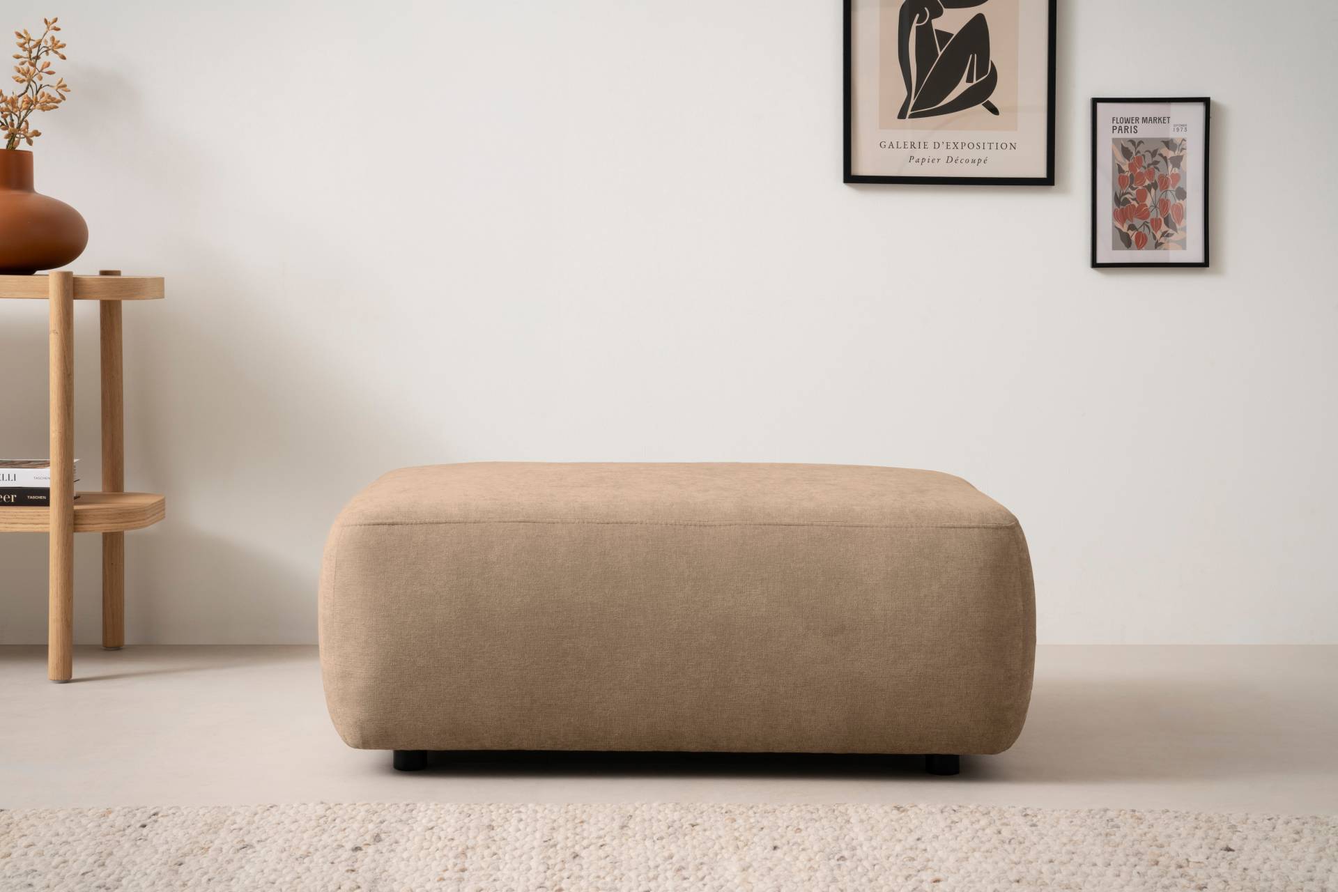 INOSIGN Polsterhocker »Torge, Hocker in Cord, Samtvelours oder Struktur«, passend zur Serie Torge, rechteckig, bequemer Sitzkomfort INOSIGN Polsterhocker »Torge, Hocker in Cord, Samtvelours oder Struktur«, passend zur Serie Torge, rechteckig, bequemer Sitzkomfort von INOSIGN