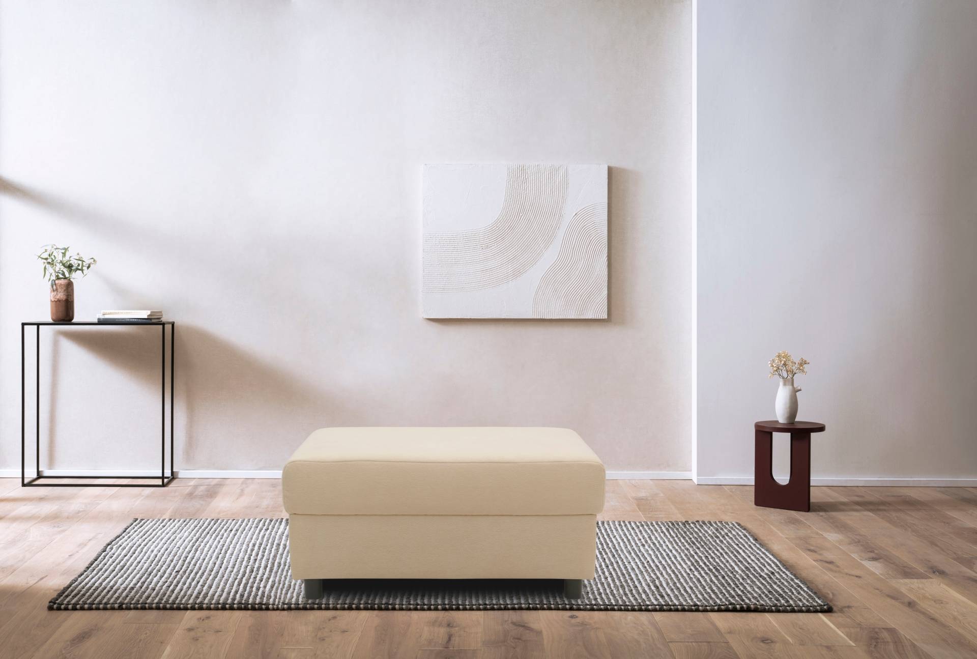 INOSIGN Polsterhocker »Turah 2 in Cord oder wasserabweisender Microfaser,«, moderner Polsterhocker, passend zum Ecksofa, B/T/H: 83/60/44 cm INOSIGN Polsterhocker »Turah 2 in Cord oder wasserabweisender Microfaser,«, moderner Polsterhocker, passend zum Ecksofa, B/T/H: 83/60/44 cm von INOSIGN