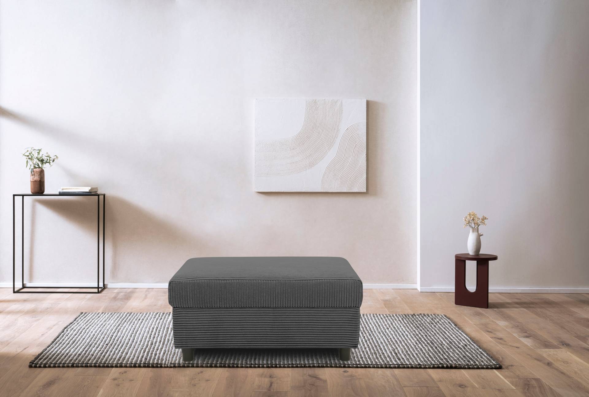 INOSIGN Polsterhocker »Turah 2 in Cord oder wasserabweisender Microfaser,«, moderner Polsterhocker, passend zum Ecksofa, B/T/H: 83/60/44 cm INOSIGN Polsterhocker »Turah 2 in Cord oder wasserabweisender Microfaser,«, moderner Polsterhocker, passend zum Ecksofa, B/T/H: 83/60/44 cm von INOSIGN