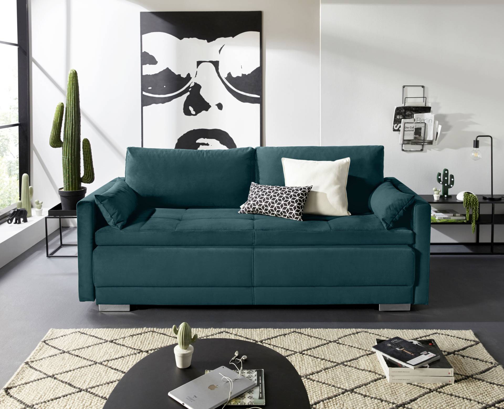 INOSIGN Schlafsofa »Berlin«, mit Boxspringaufbau, Bettfunktion & Bettkasten, Dauerschlafsofa INOSIGN Schlafsofa »Berlin«, mit Boxspringaufbau, Bettfunktion & Bettkasten, Dauerschlafsofa von INOSIGN