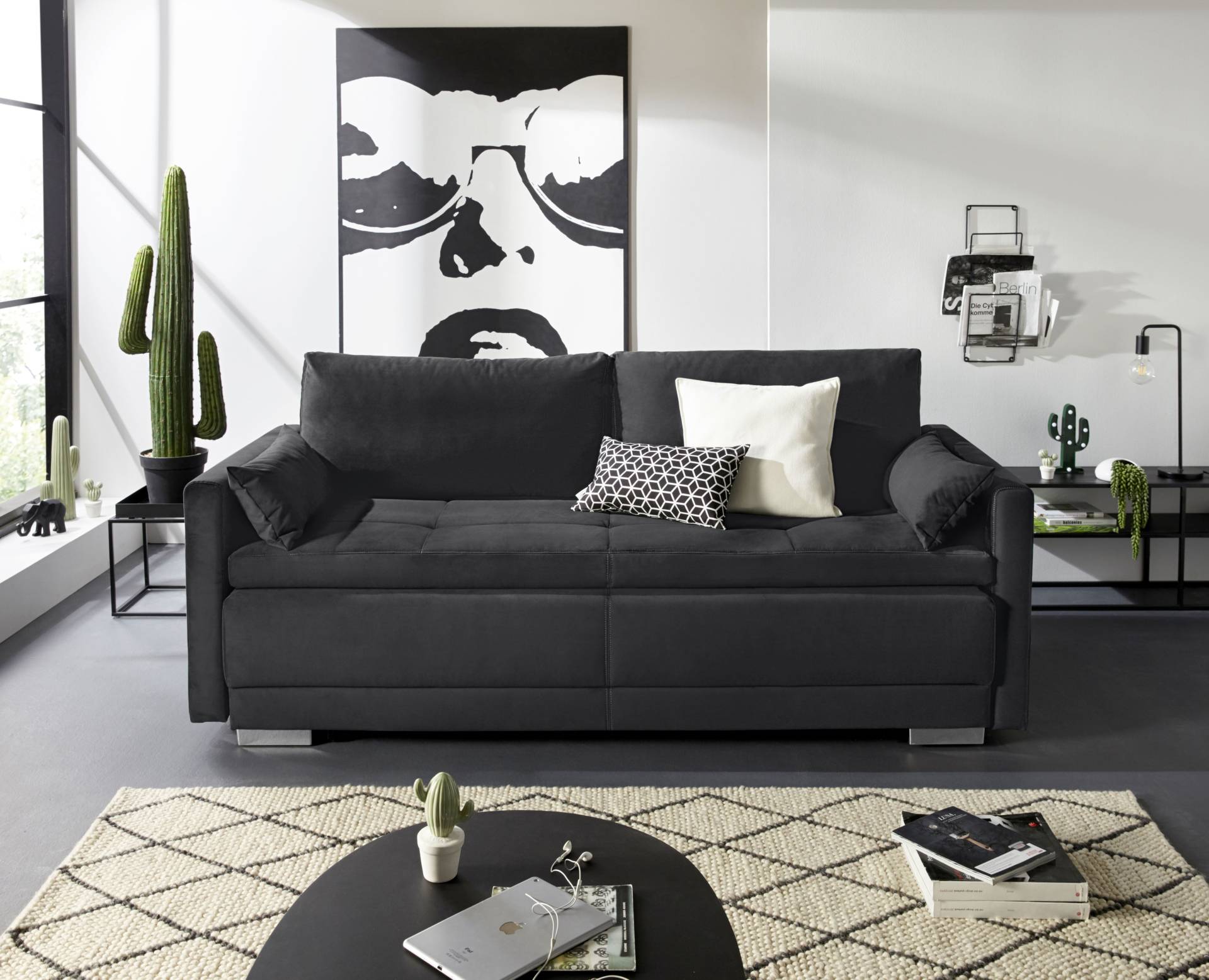 INOSIGN Schlafsofa »Berlin«, mit Boxspringaufbau, Bettfunktion & Bettkasten, Dauerschlafsofa INOSIGN Schlafsofa »Berlin«, mit Boxspringaufbau, Bettfunktion & Bettkasten, Dauerschlafsofa von INOSIGN