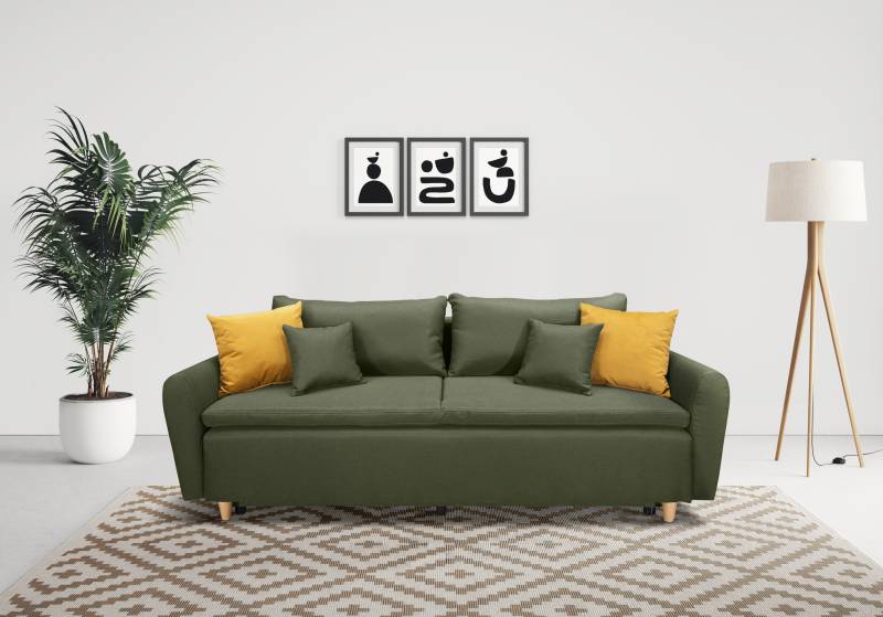 INOSIGN Schlafsofa »Anika«, mit Boxspringaufbau, Bettfunktion & Bettkasten, Dauerschlafsofa von INOSIGN